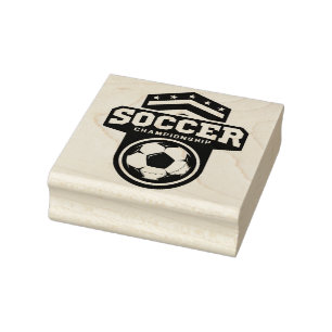 Soccer Rubber Stamp