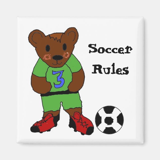 Soccer Rules Magnet (Front)