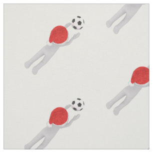 soccer santa claus fabric