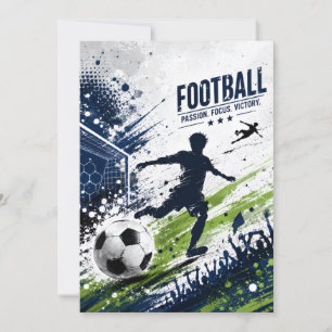 Soccer Save the Date Football Wedding Announceme