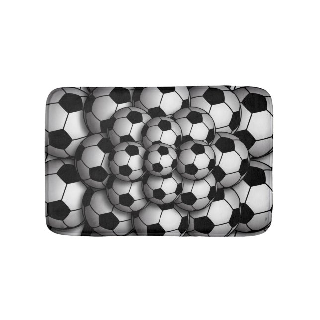 Soccer Season Bath Mat (Front)