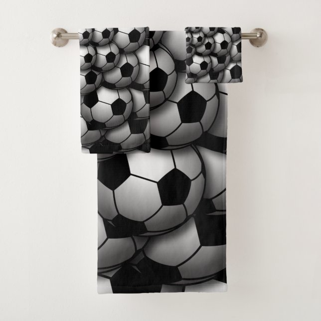 Soccer Season Bath Towel Set (Insitu)