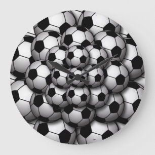 Soccer Season Large Clock