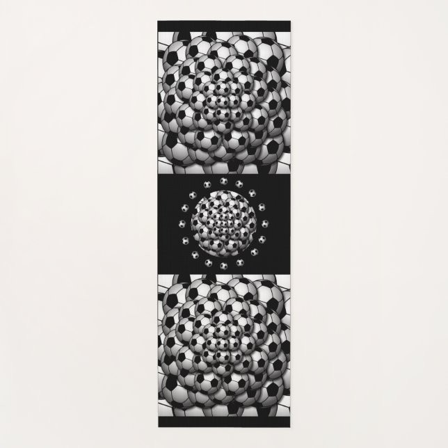 Soccer Season Yoga Mat (Front)