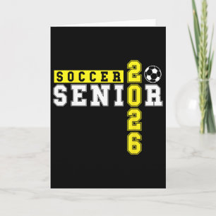 Soccer Senior Night Soccer Senior 2026 Graduation Card