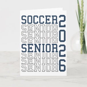 Soccer Senior Night Soccer Senior 2026 Graduation  Card