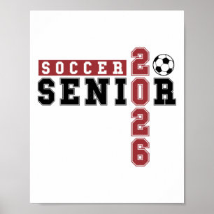 Soccer Senior Night Soccer Senior 2026 Graduation  Poster
