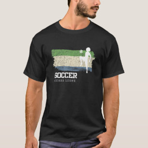 Soccer Sierra Leone Flag Football Womens Soccer Gi T-Shirt