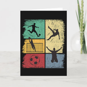 Soccer Sister Vintage Sport Lover Sister Mothers D Card