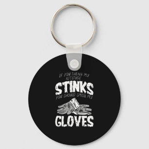Soccer - Smell My Gloves Key Ring