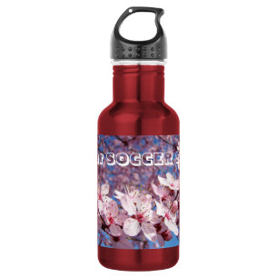 Soccer SOCCER Pink Blossom Flowers 532 Ml Water Bottle