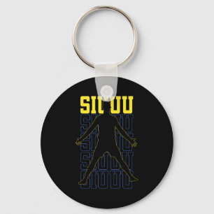 Soccer Soccer Player Football Siuuu Key Ring