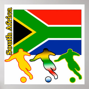 Soccer South Africa Poster