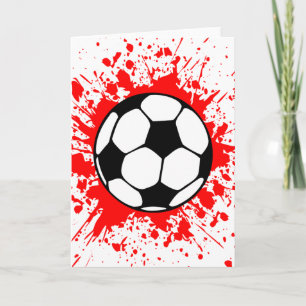soccer splat. card
