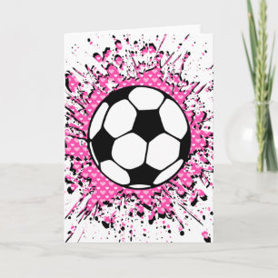 soccer splat. card