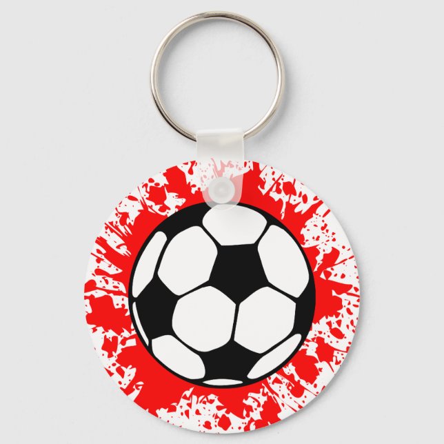 soccer splat. key ring (Front)
