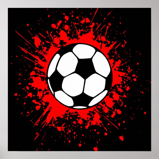soccer splatz poster (Front)
