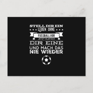 Soccer Sport Hobby Gym Athlete Postcard