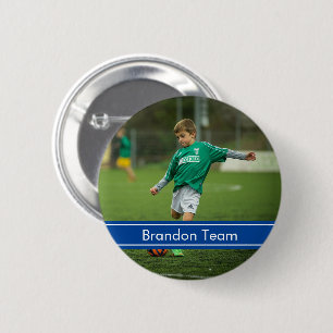 Soccer Sport Photo 6 Cm Round Badge