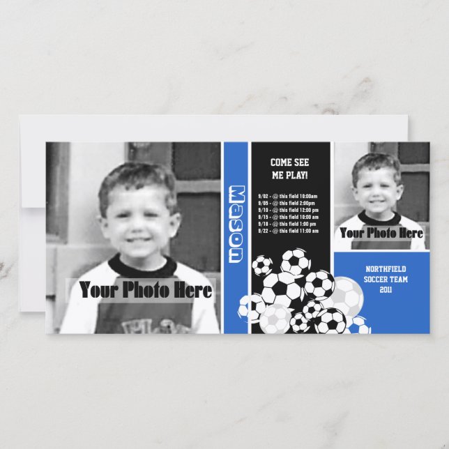 Soccer Sport Schedule (Front)