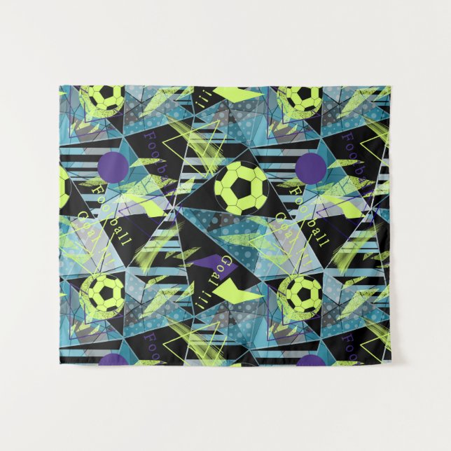 soccer sports ball game tapestry (Front (Horizontal))