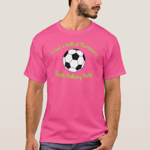 Soccer Sports Birthday Party Pink T-Shirt