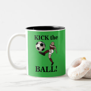 Soccer Sports Coach Player Two-Tone Coffee Mug