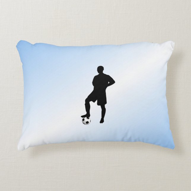 Soccer Sports Design Decorative Cushion (Front)