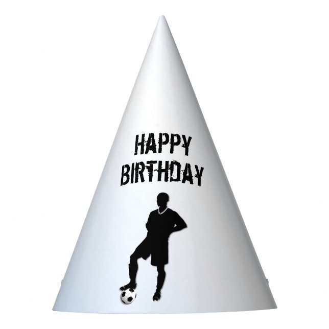 Soccer Sports Design Party Hat (Front)