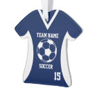 Soccer Sports Jersey Blue with Photo