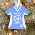 Soccer Sports Jersey Blue with Photo