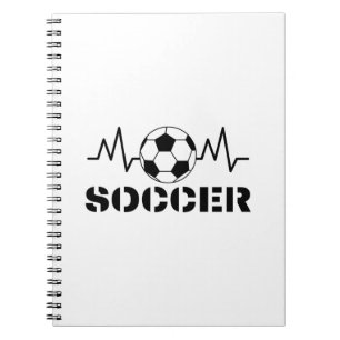 Soccer sports notebook