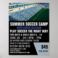 Soccer Stadium, Soccer Camp Advertising