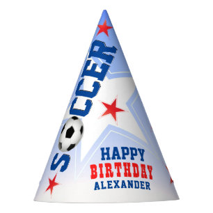 Soccer Star Birthday Party Hat