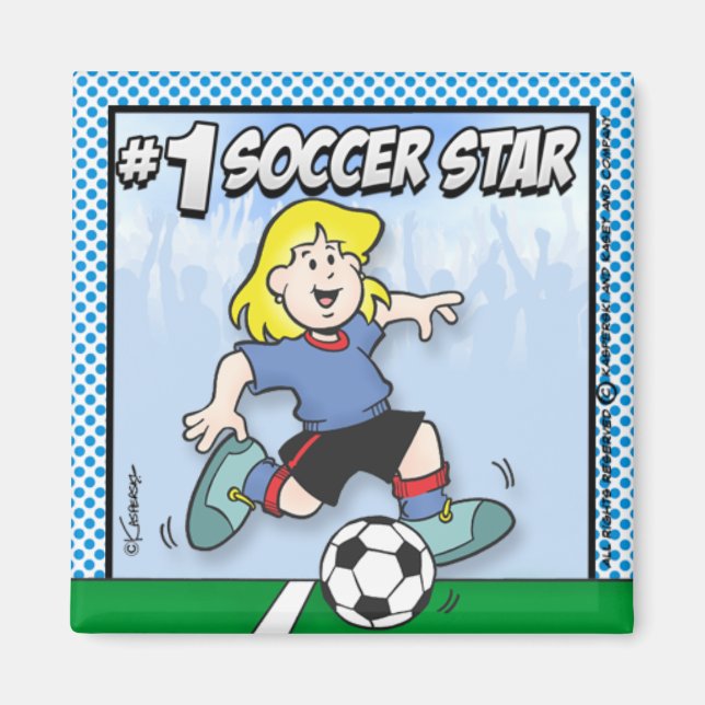 Soccer Star Magnet (Front)
