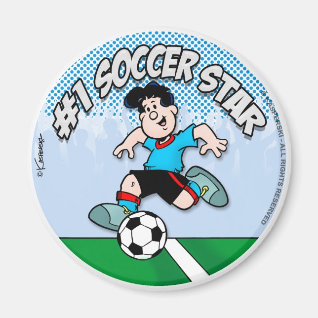 Soccer Star Magnet (Front)