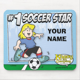 Soccer Star Mouse Pad