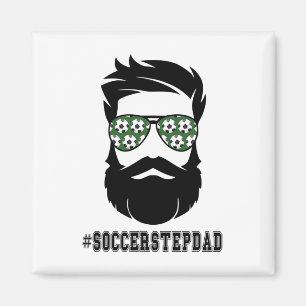Soccer Stepdad With Beard Step Dad Step Father Ste Magnet