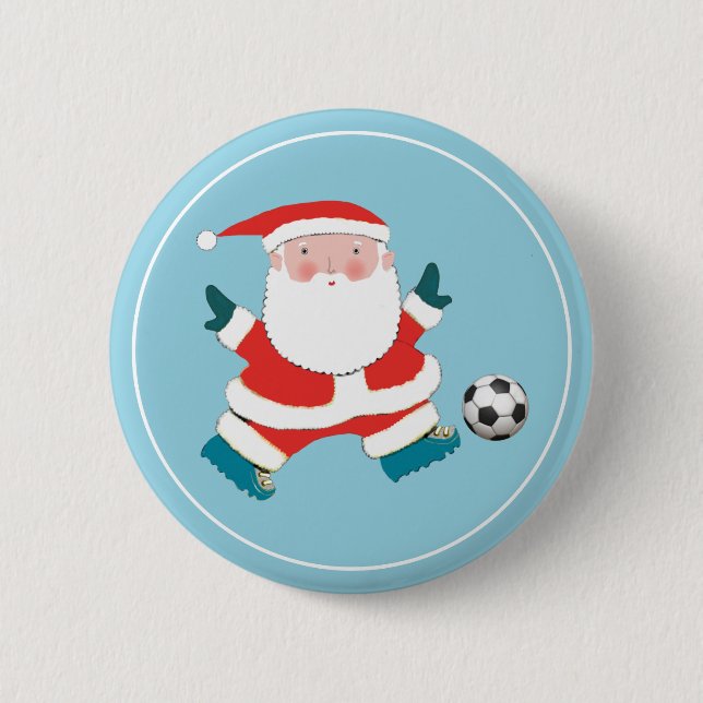 Soccer Stocking Stuffer 6 Cm Round Badge (Front)