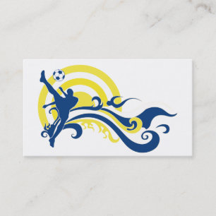 soccer summerscene business card