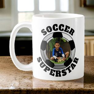 Soccer Superstar Photo Coffee Mug