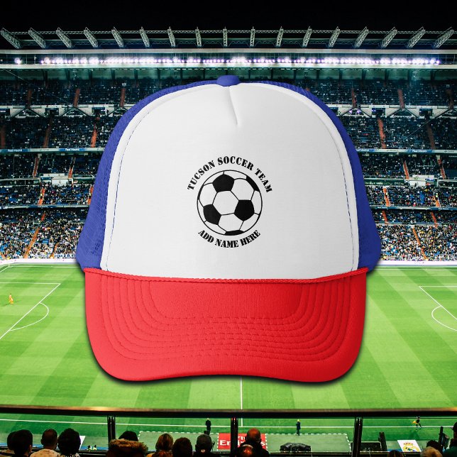 Soccer Team Add Name  Trucker Hat (Creator Uploaded)