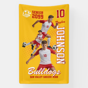 Soccer Team Custom Photo Sports Day Senior Night Banner
