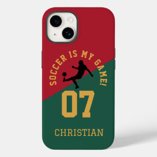 Soccer Team Jersey Number Design Case-Mate iPhone 14 Case