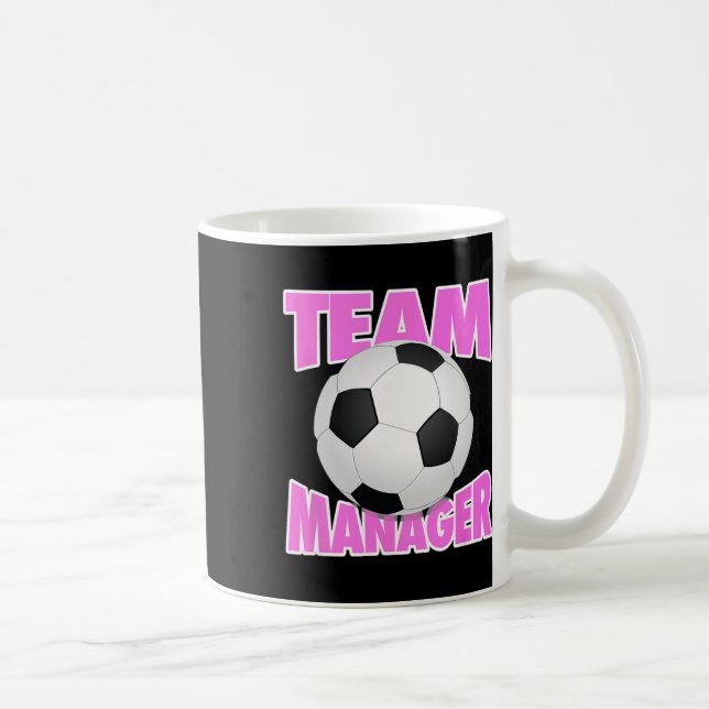 Soccer Team Manager, Soccer Ll Graphic  Coffee Mug (Right)