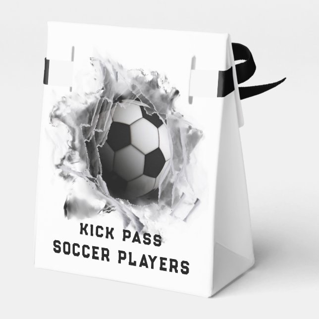 Soccer Team Party Favour Box (Back Side)
