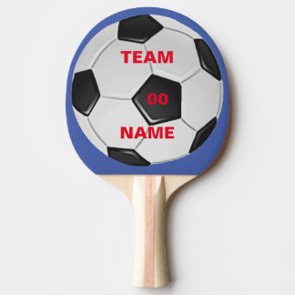 Soccer Team Ping Pong Paddle