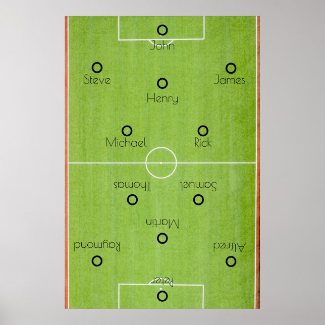 Soccer Team Poster (Front)