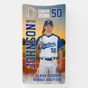 Soccer Team Senior Night Custom Player Photo Banner