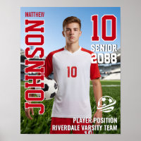 Soccer Team Senior Night Photo Custom Sports